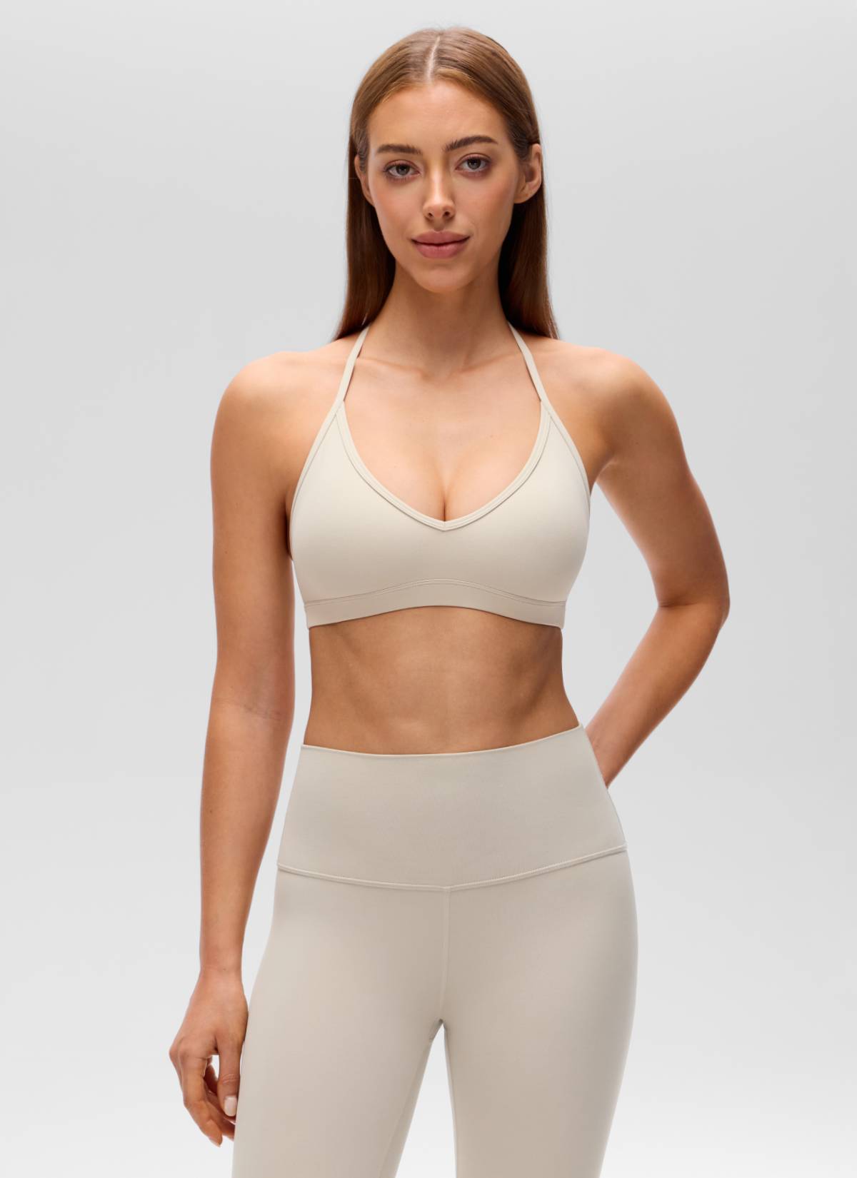 Yogasale Soft Double Lined T Back Sports Bra