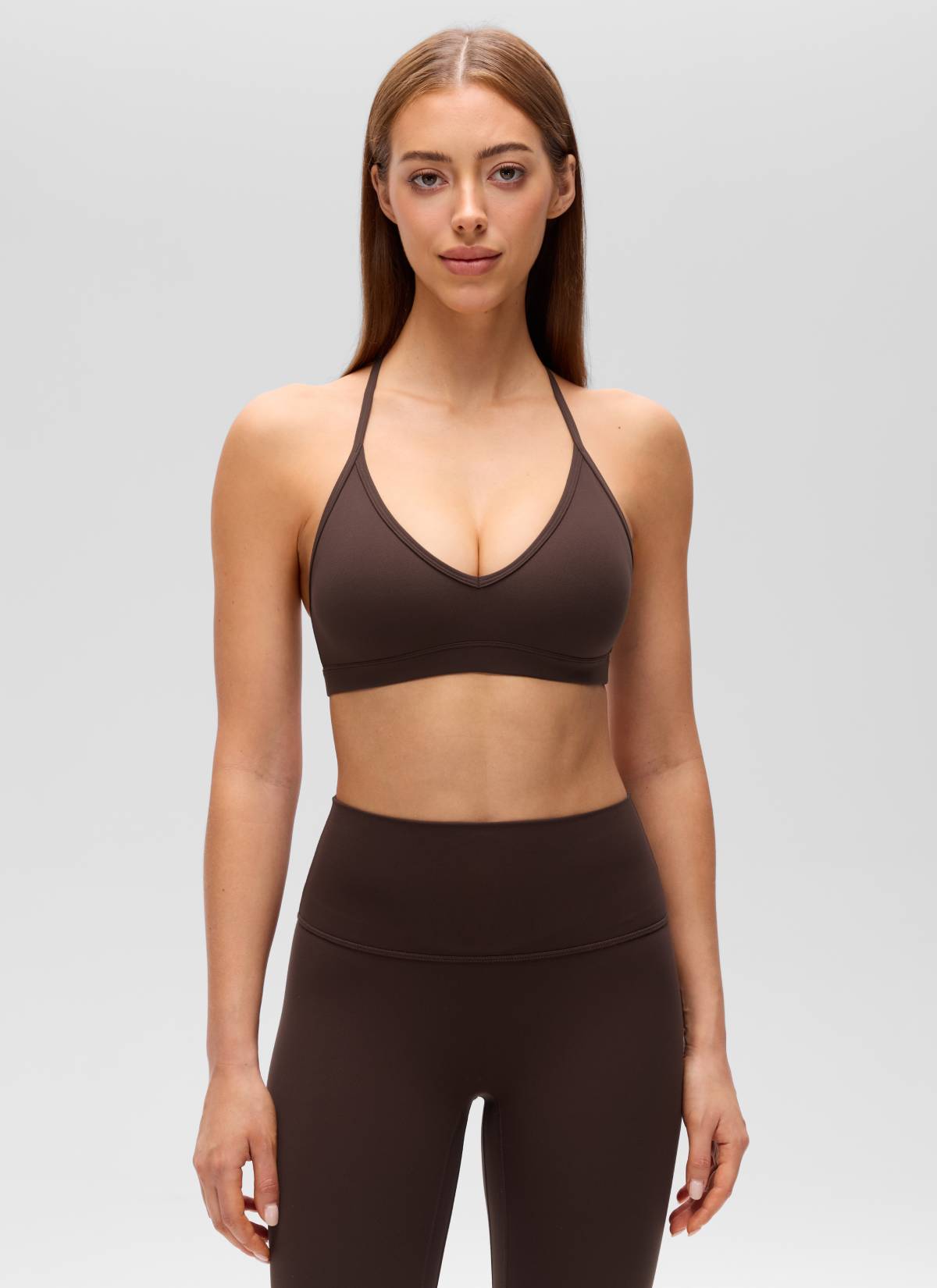 Yogasale Soft Double Lined T Back Sports Bra