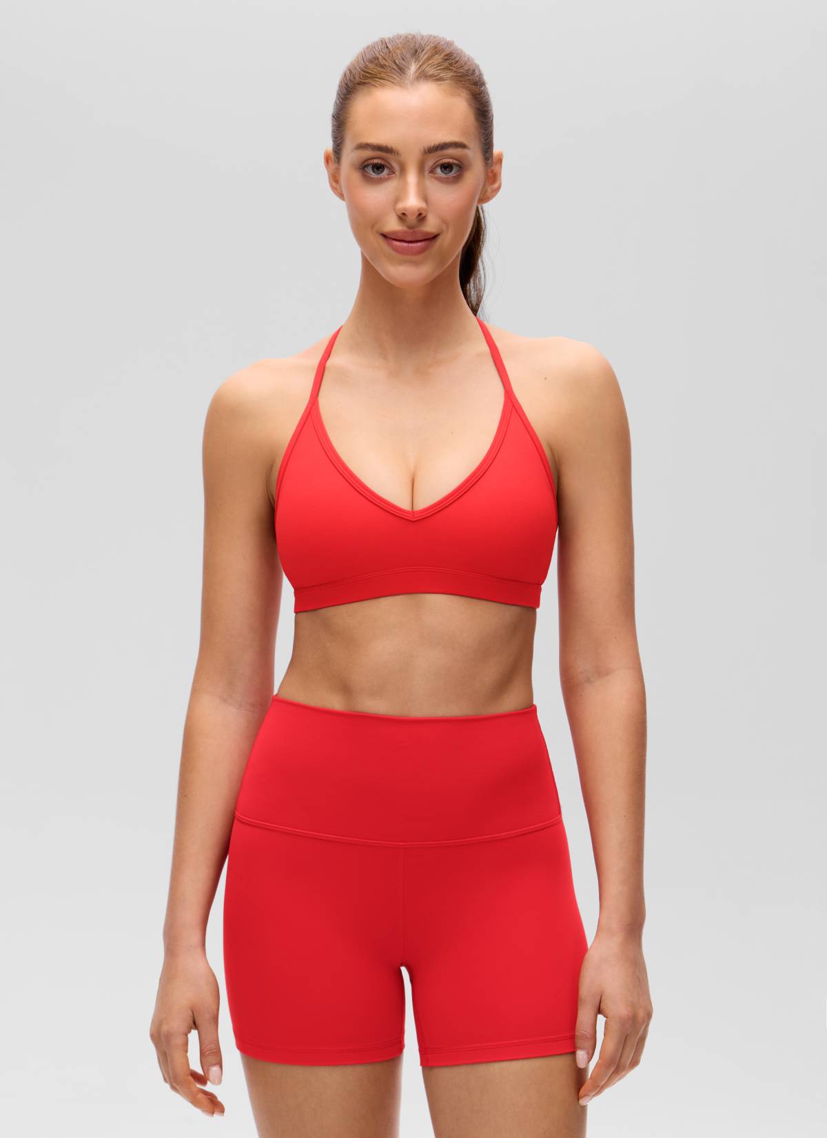 Yogasale Soft Double Lined T Back Sports Bra