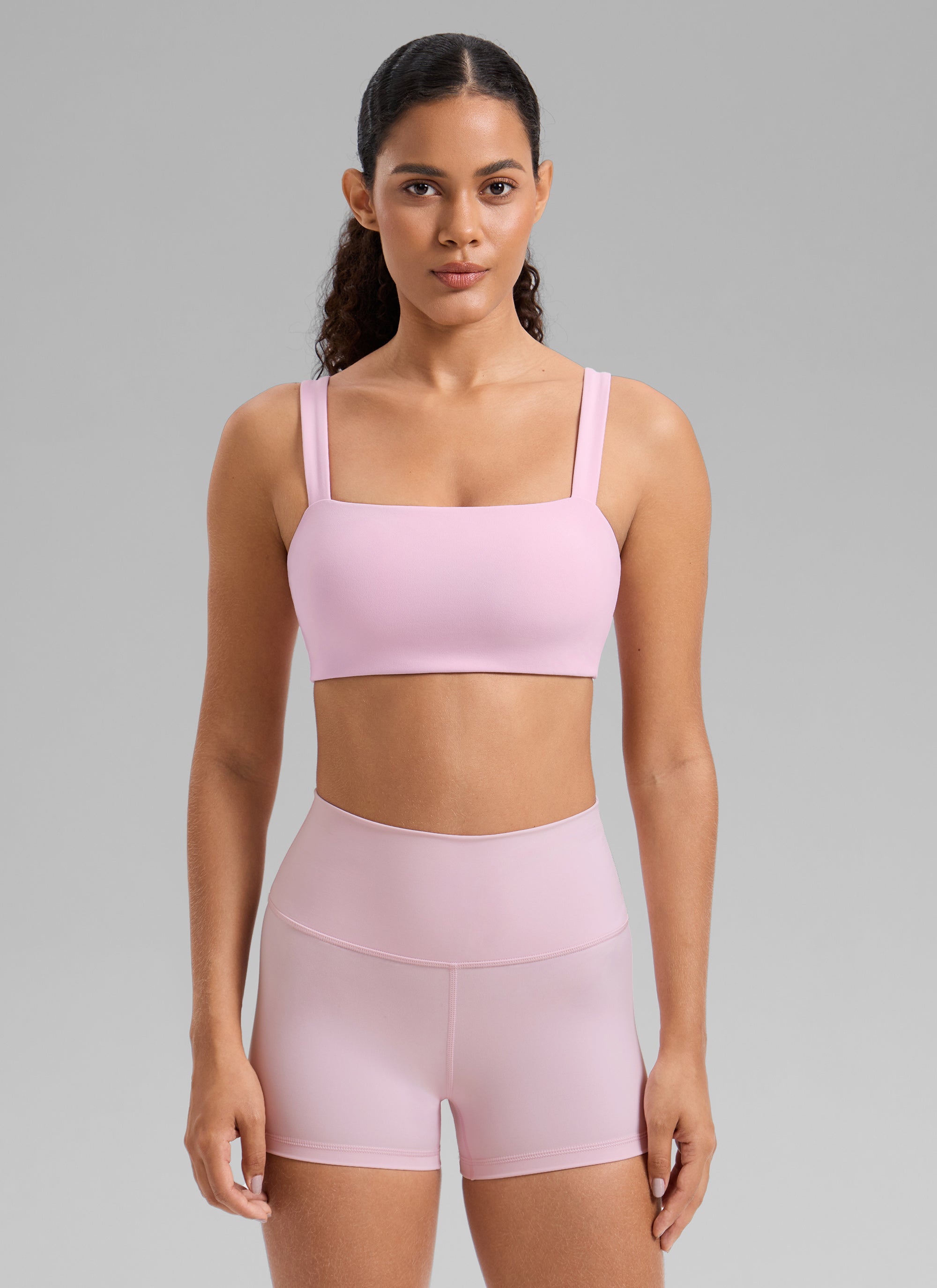Yogasale® Square Neck Wide Strap Sports Bra