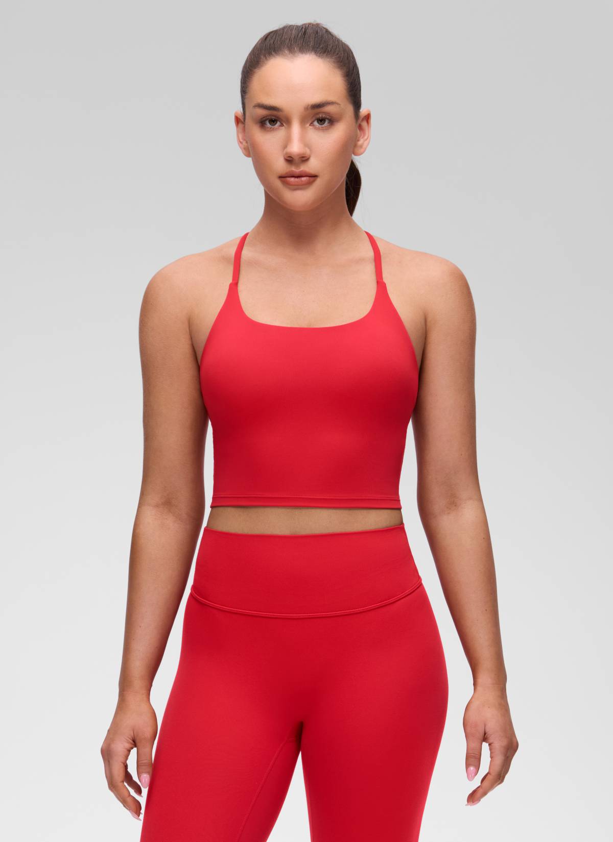 Yogasale Twist Cross Back Built in Bra Tank