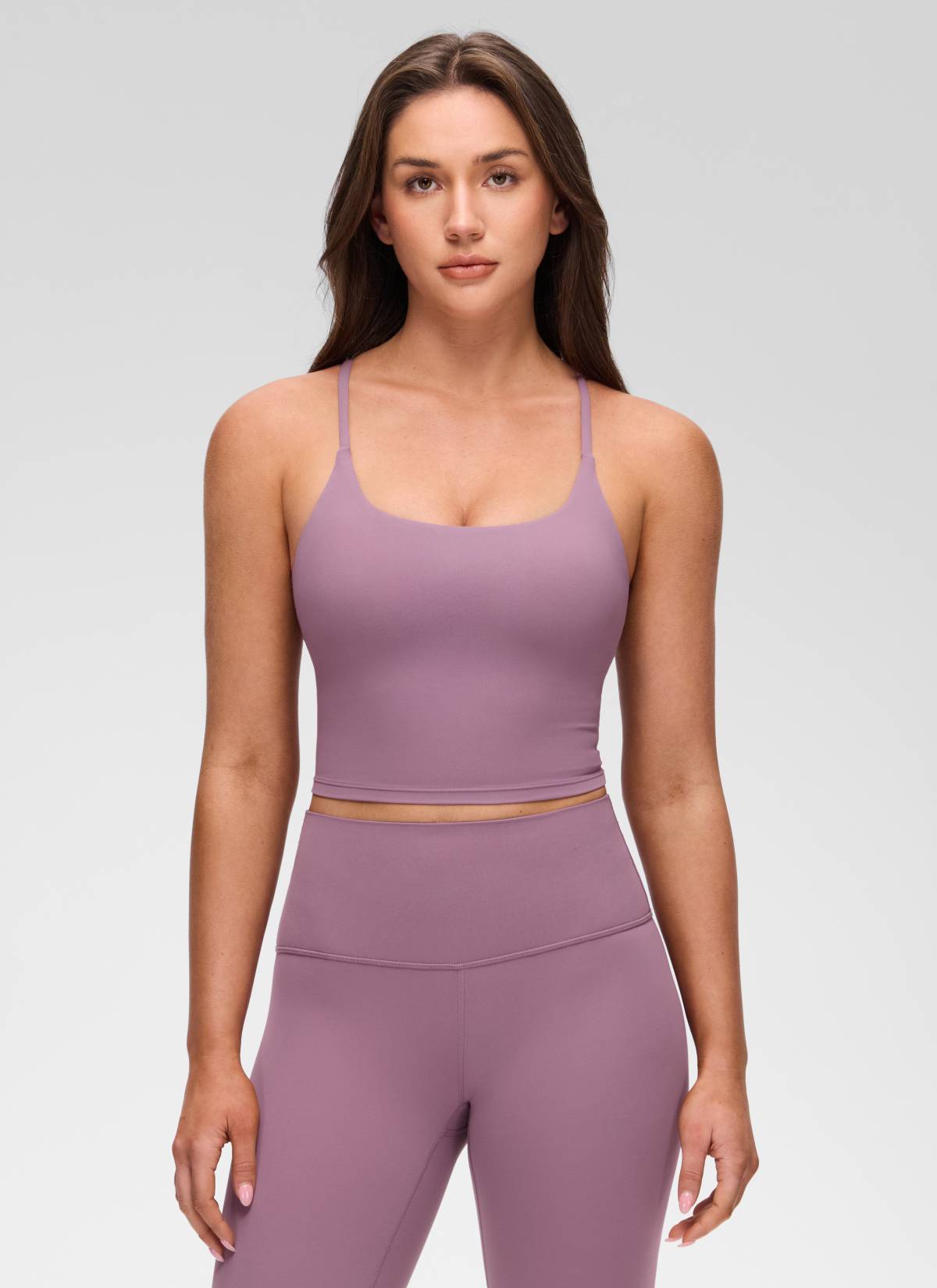 Yogasale Twist Cross Back Built in Bra Tank