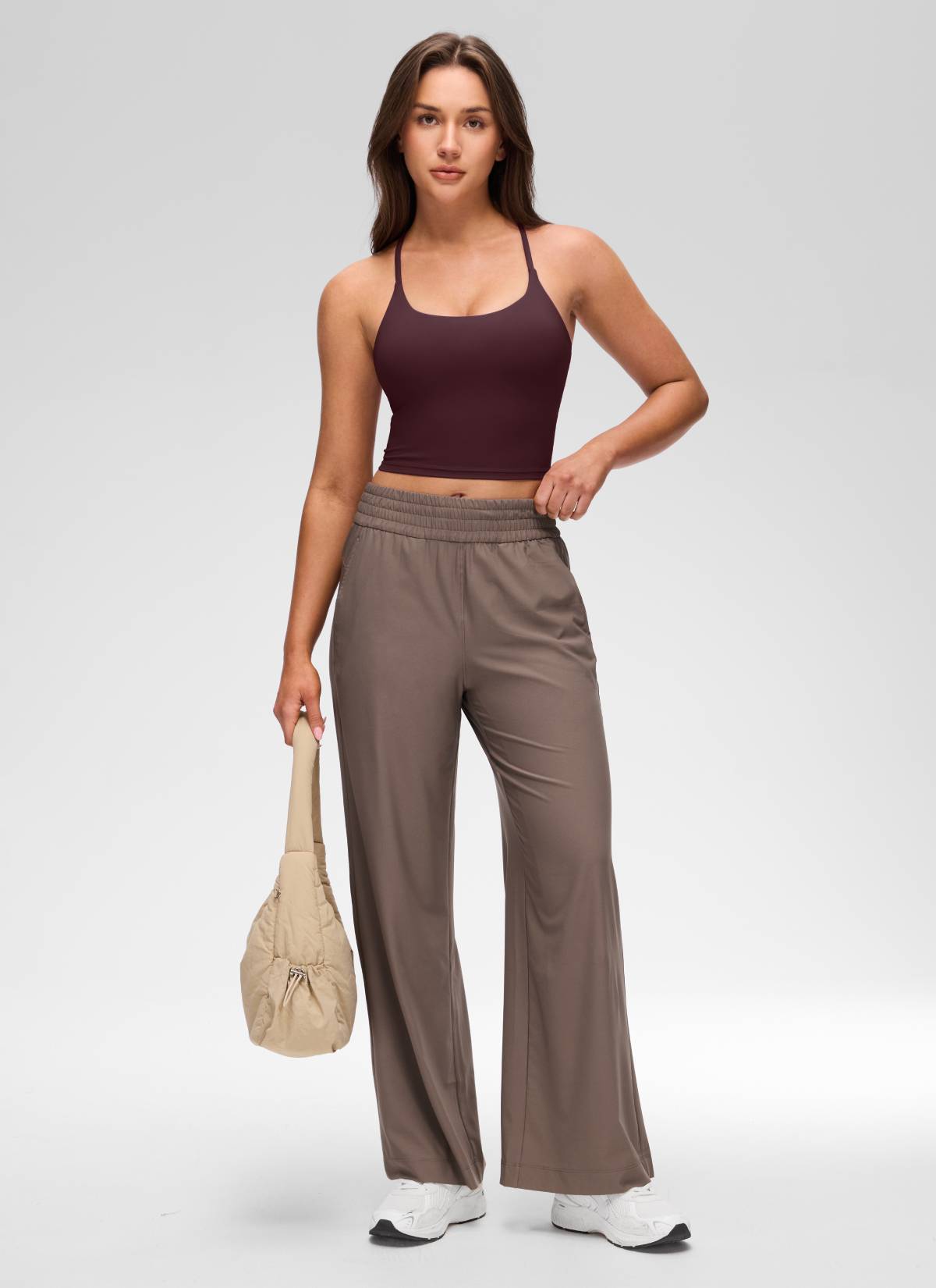 Yogasale Twist Cross Back Built in Bra Tank