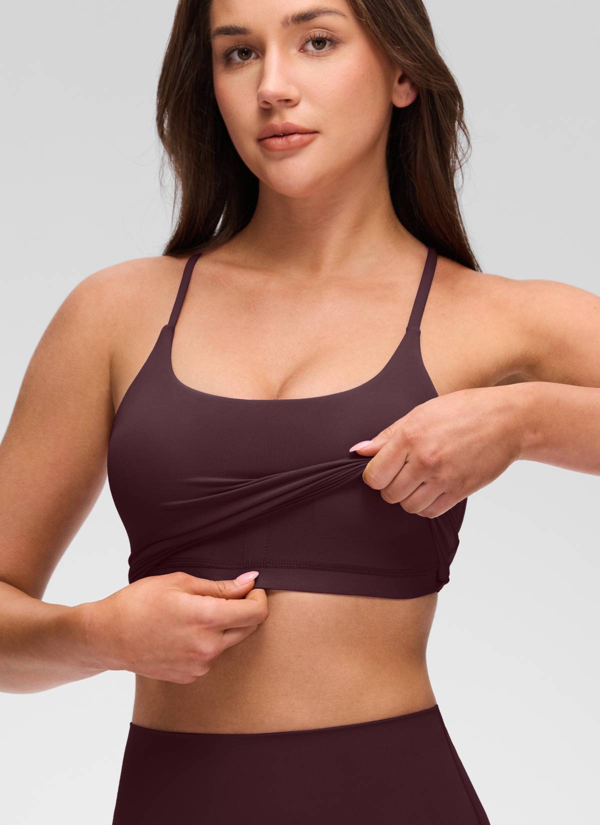 Yogasale Twist Cross Back Built in Bra Tank