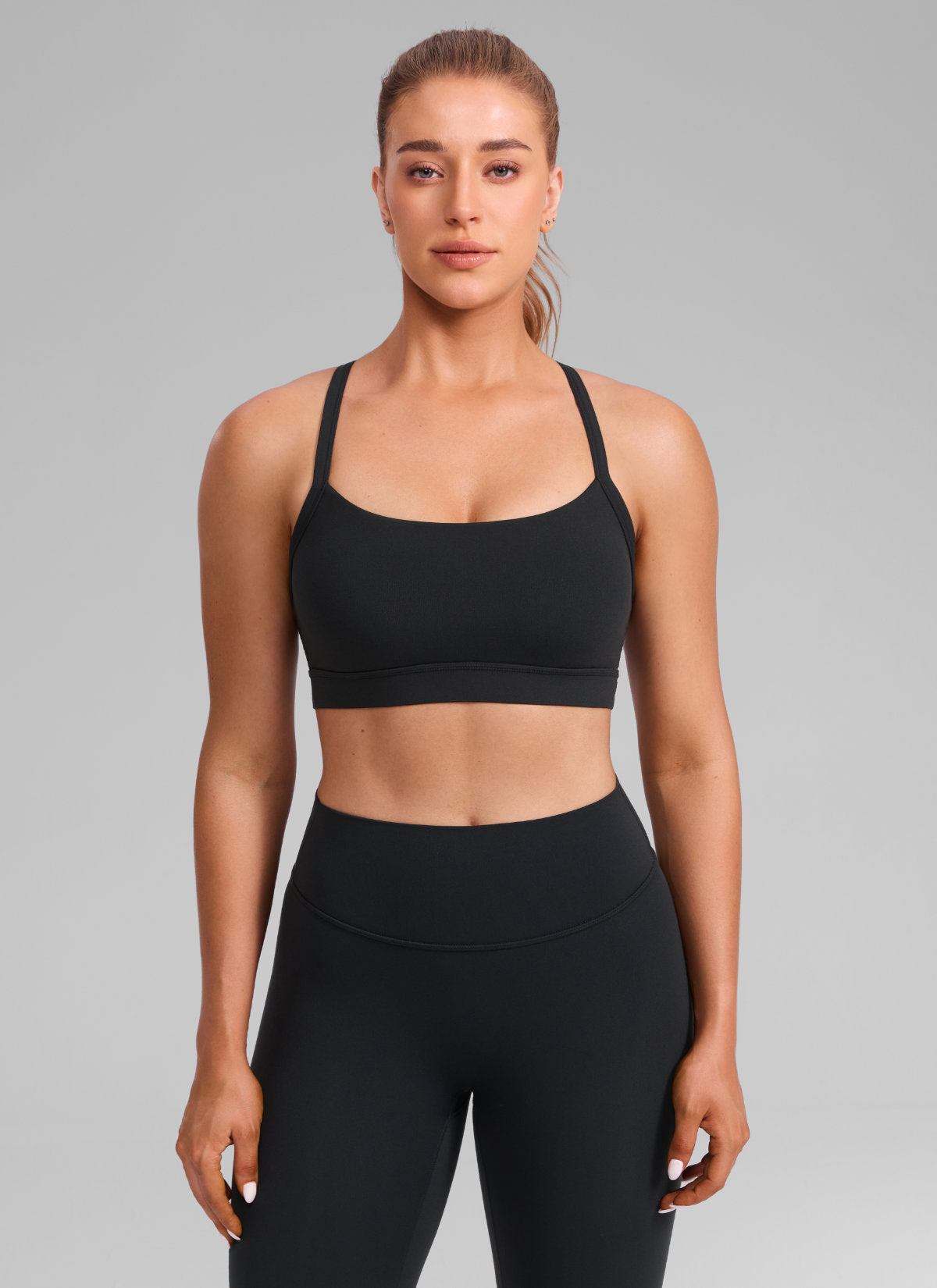 Yogasale® Cross Back Keyhole Sports Bra