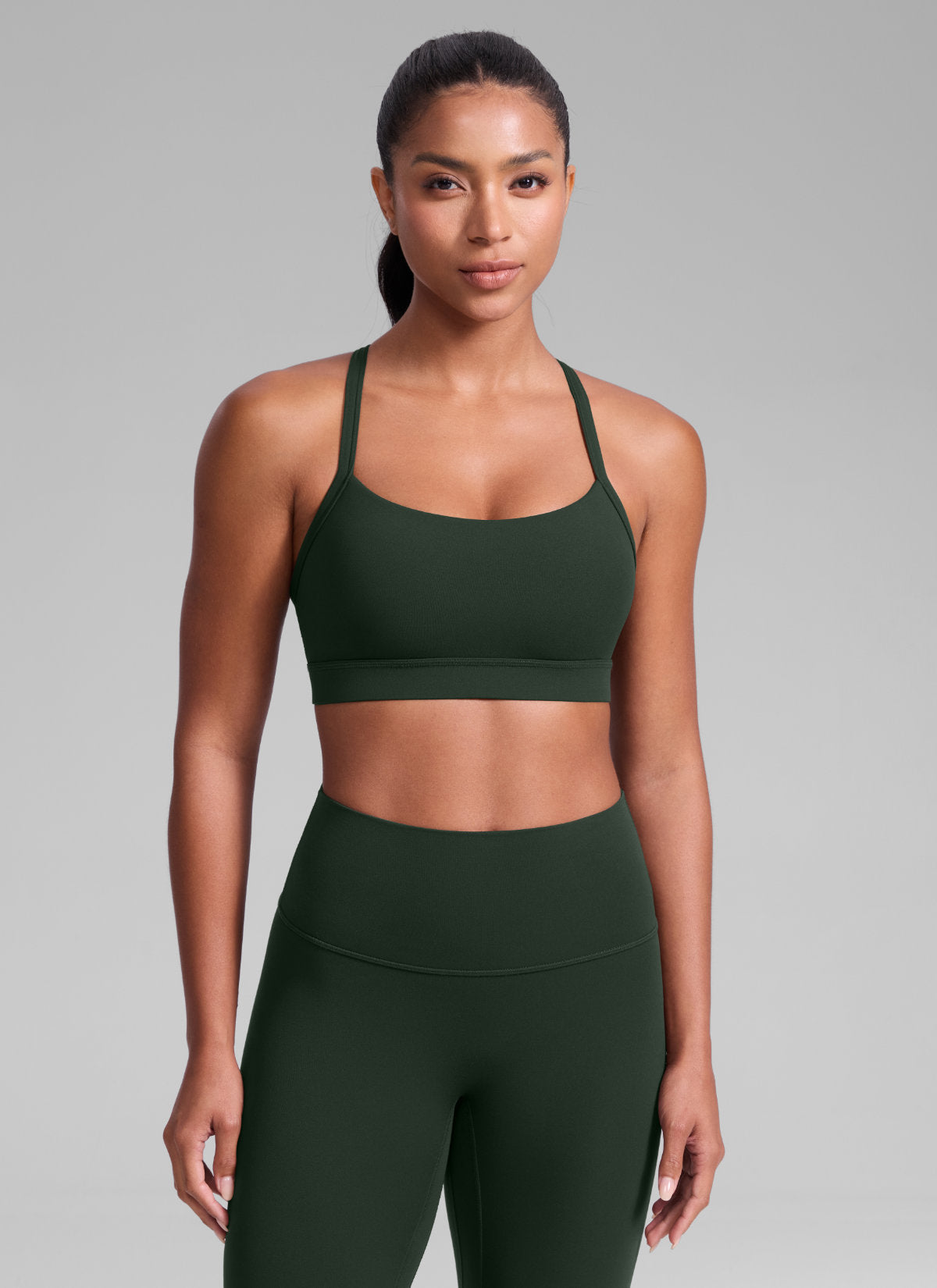 Yogasale® Cross Back Keyhole Sports Bra