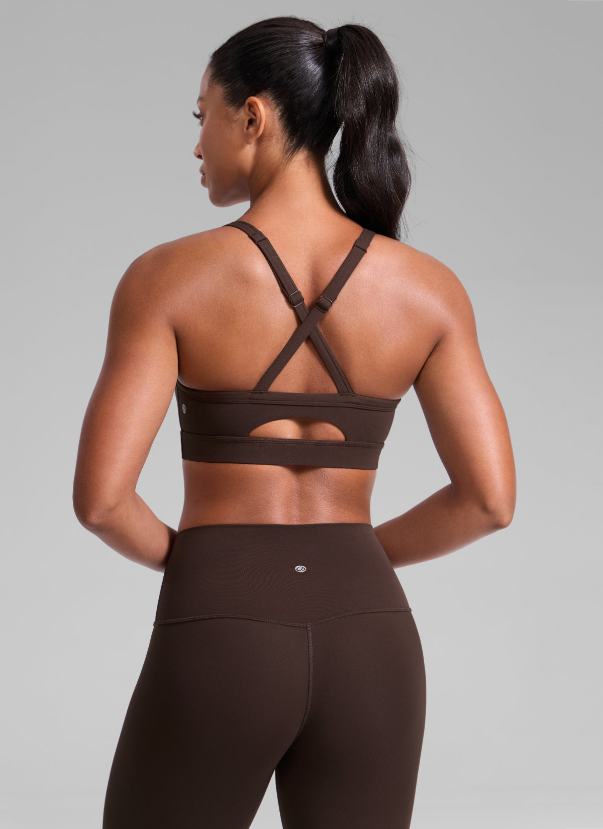 Yogasale® Cross Back Keyhole Sports Bra