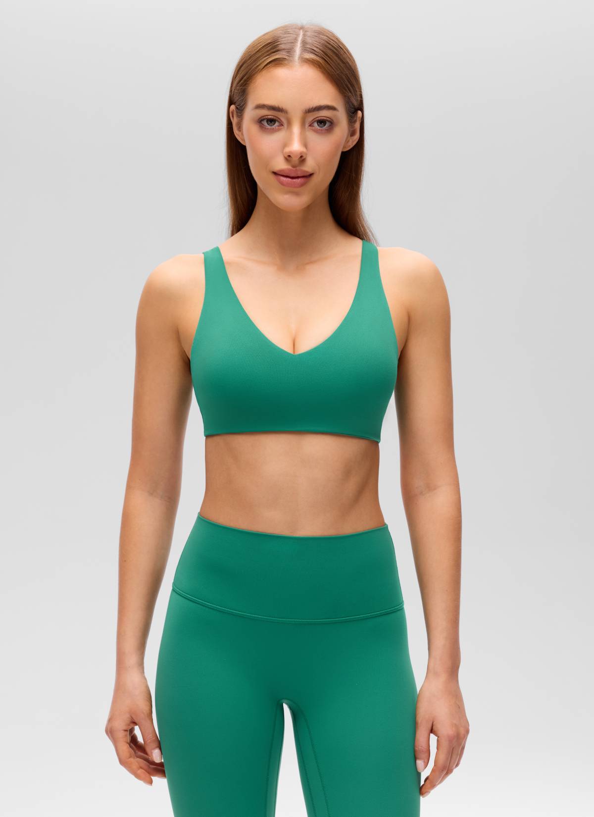 Yogasale V Neck U Back Sports Bra