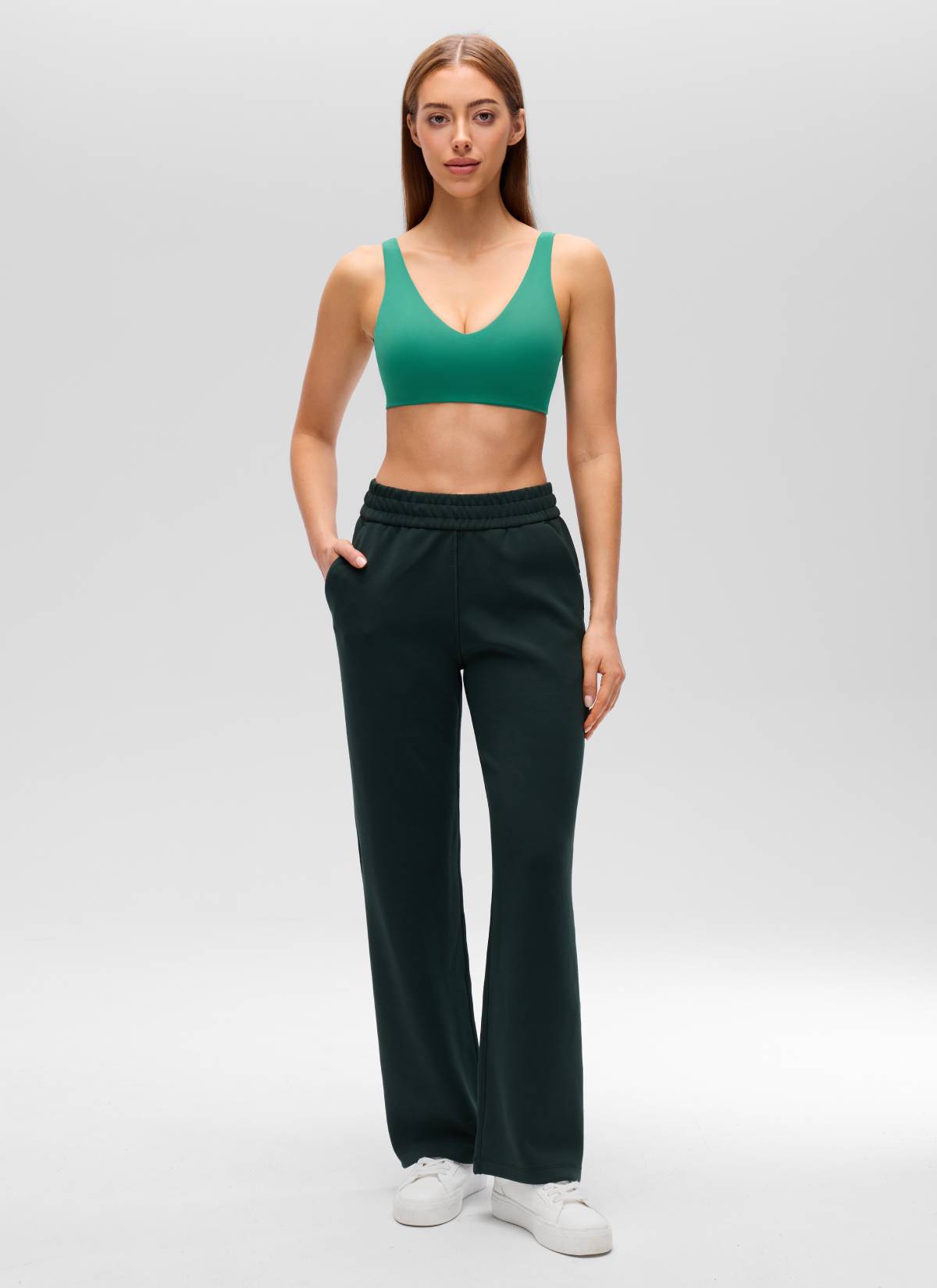 Yogasale V Neck U Back Sports Bra