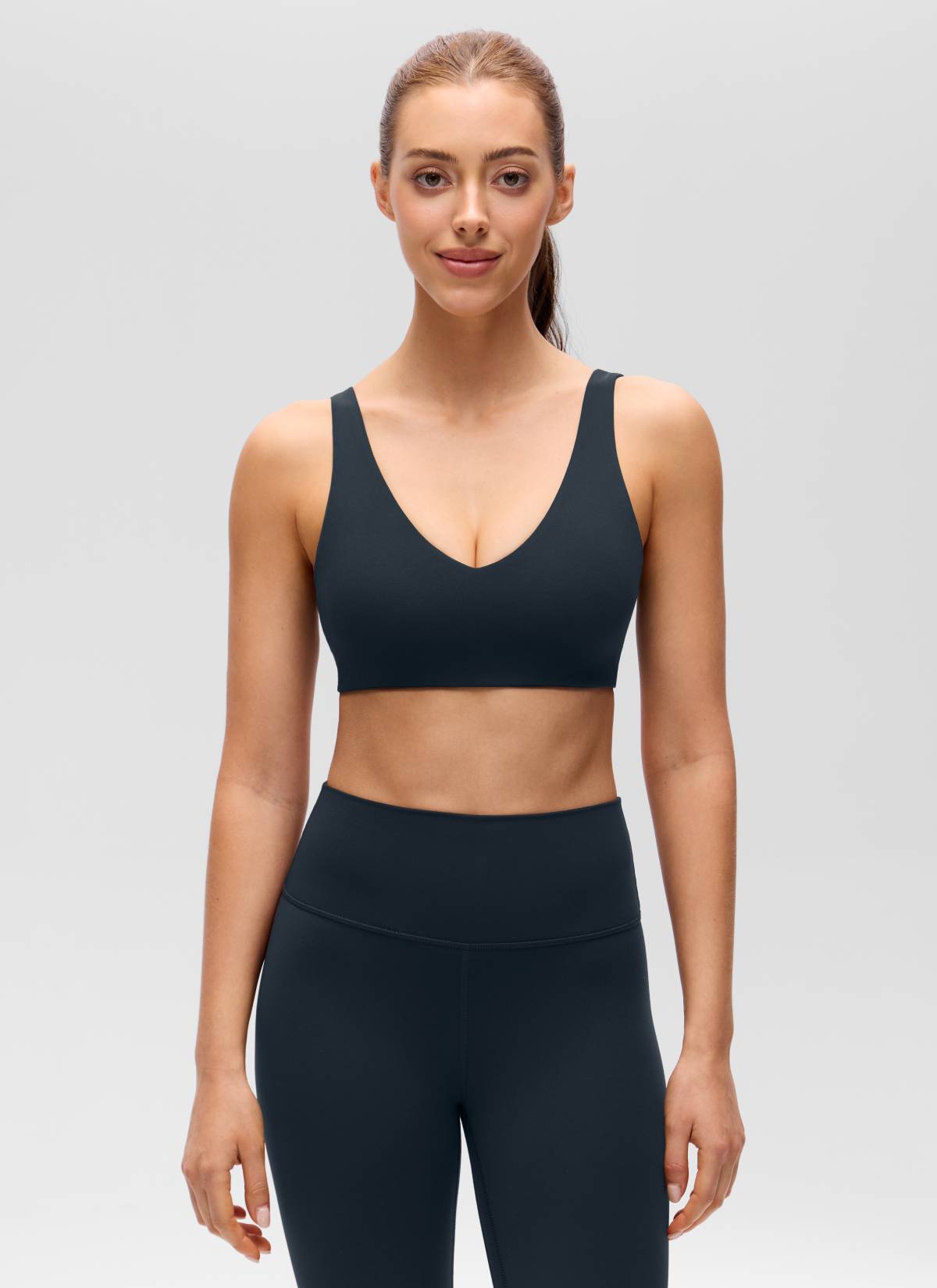 Yogasale V Neck U Back Sports Bra