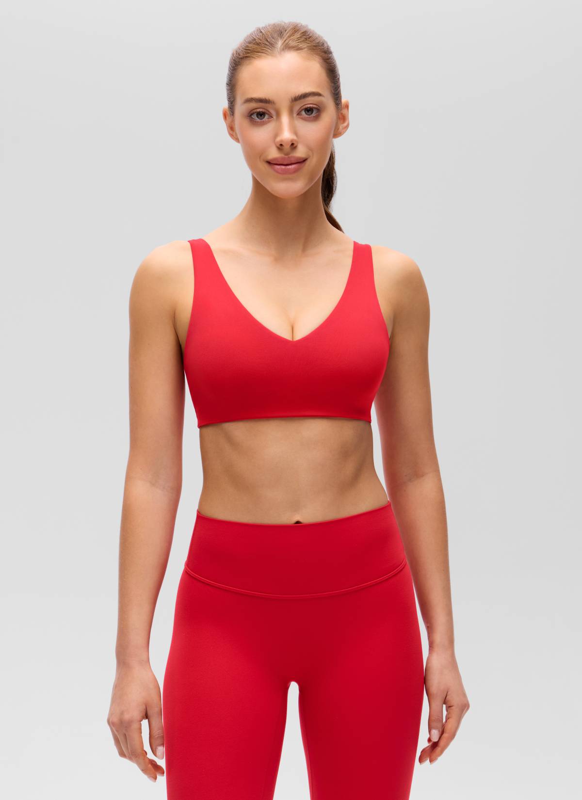 Yogasale V Neck U Back Sports Bra