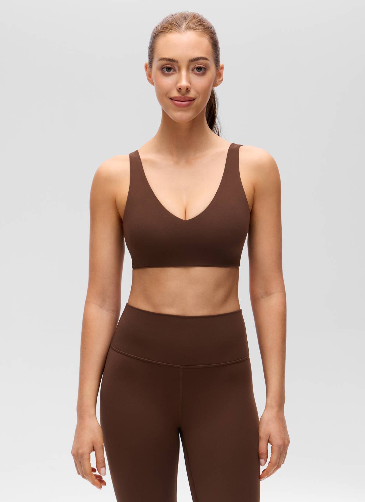 Yogasale V Neck U Back Sports Bra