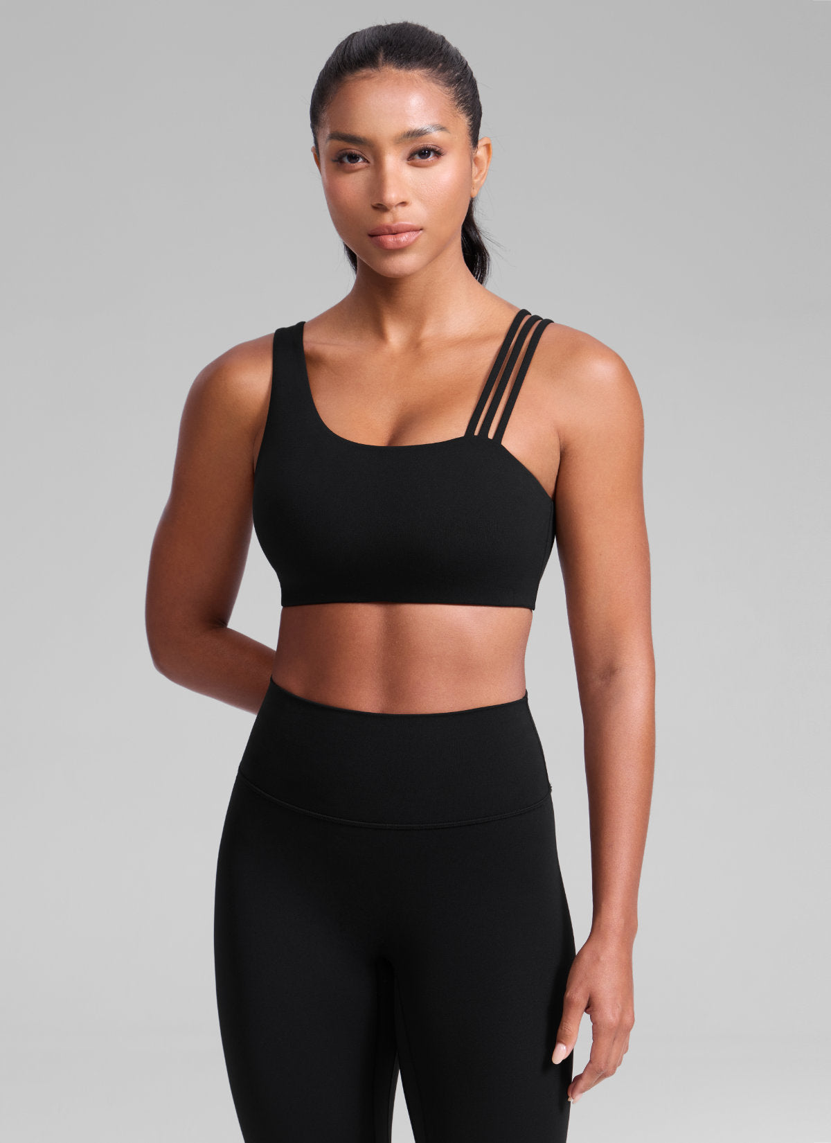 Yogasale® Asymmetric Straps Sports Bra