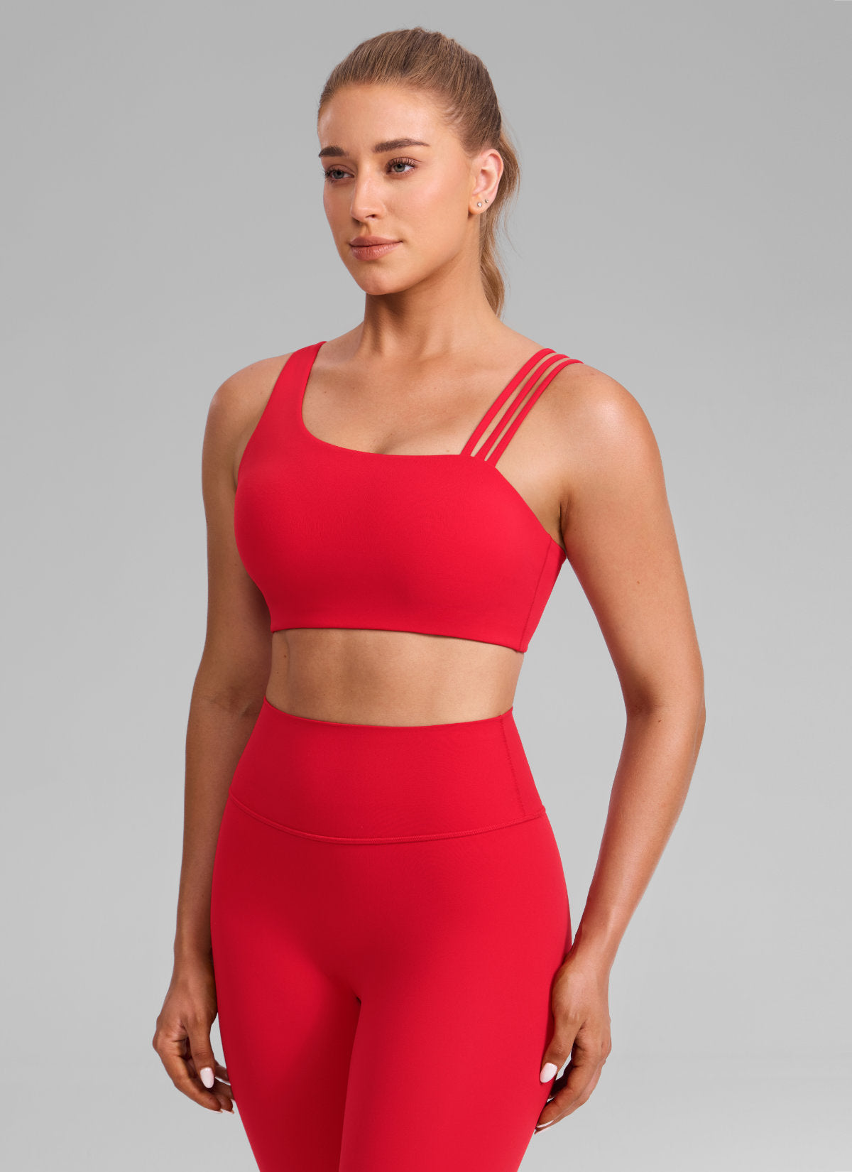 Yogasale® Asymmetric Straps Sports Bra