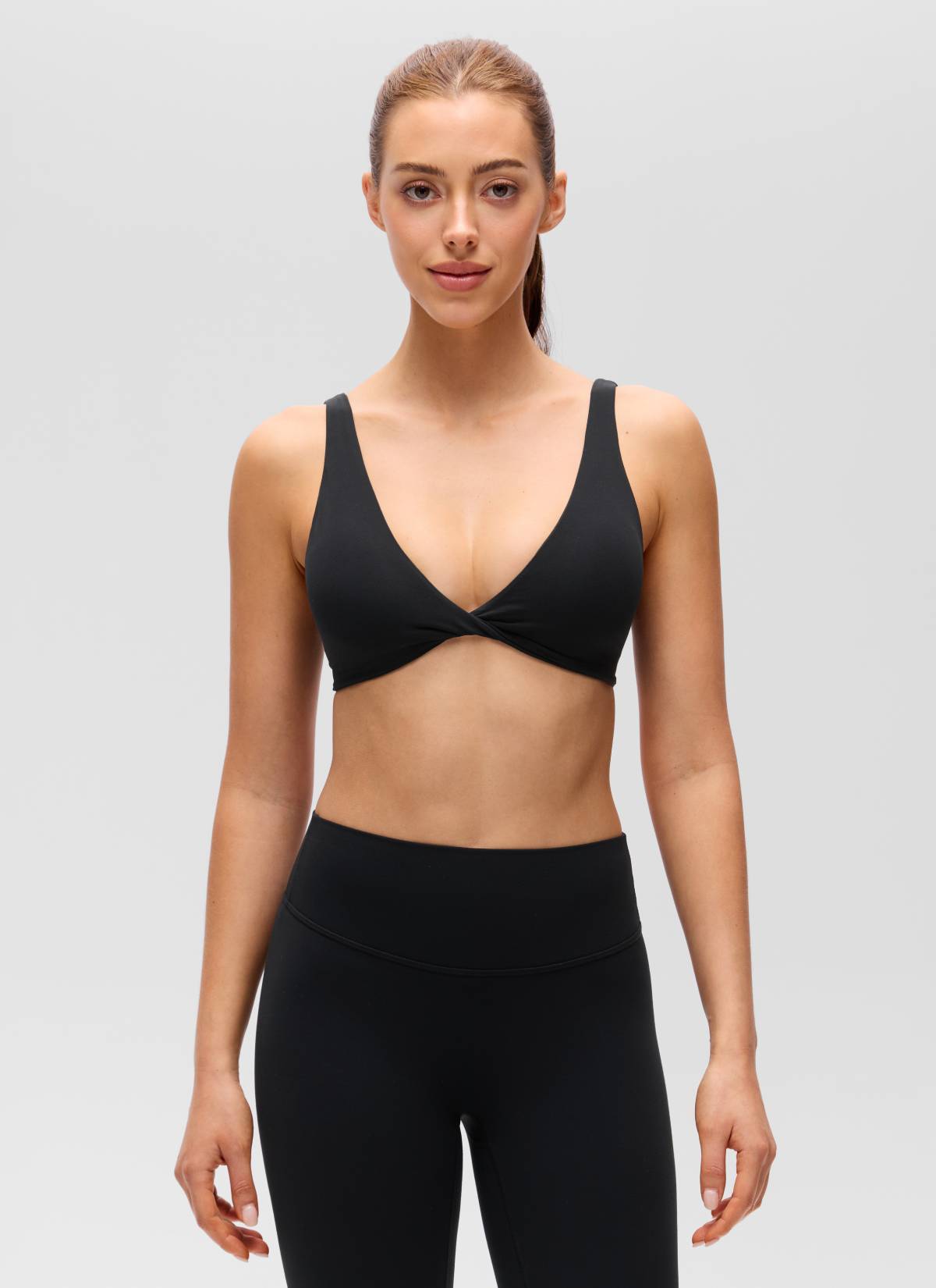 Yogasale Twist V Neck U Back Sports Bra