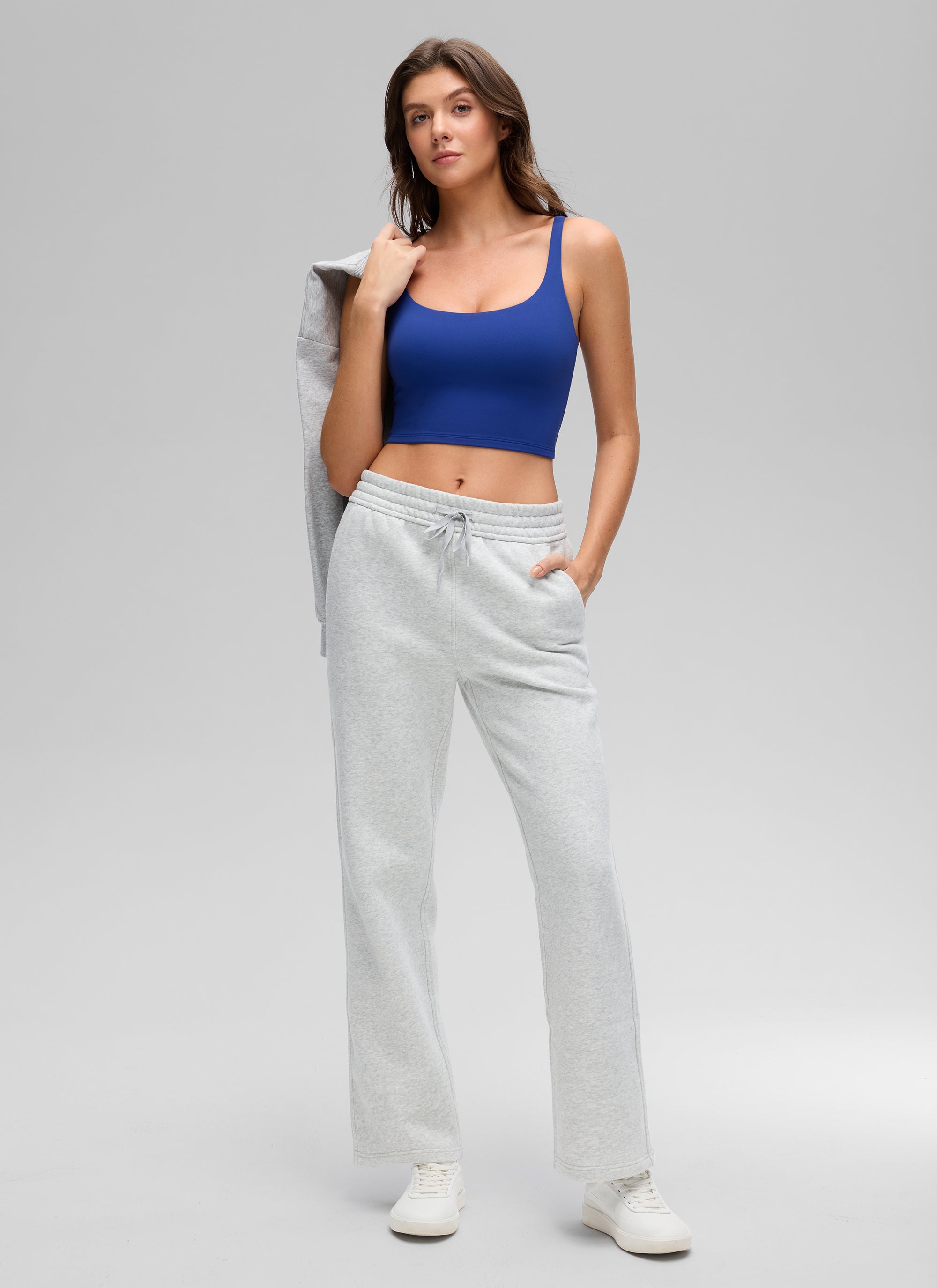 Yogasale Soft Double Lined Square Neck Tank