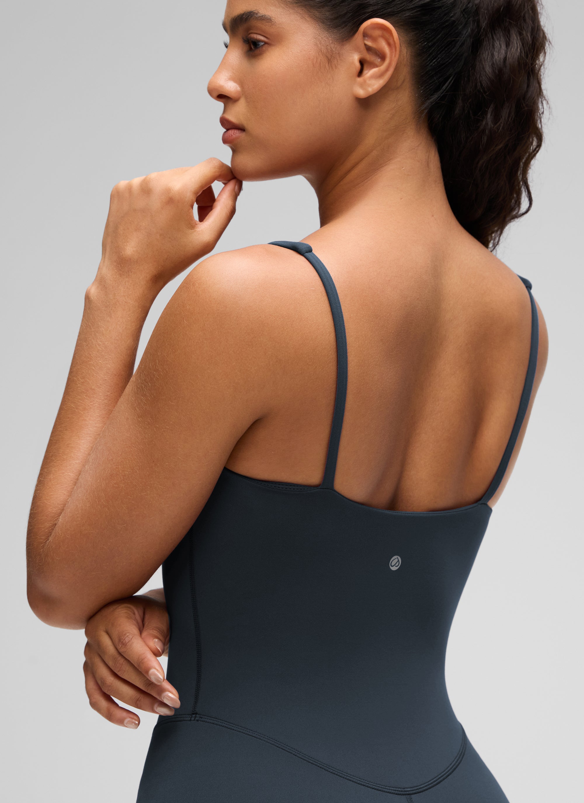 Yogasale Soft Double Lined Thin Strap Romper